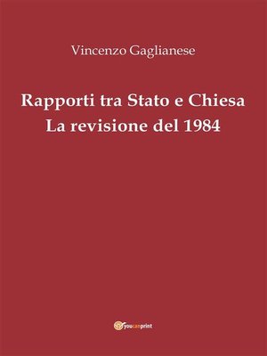 cover image of Rapporti tra Stato e Chiesa. La revisione del 1984